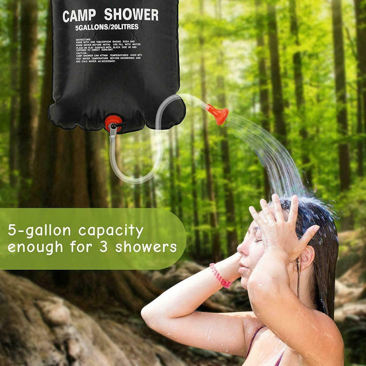 20L Shower Portable Compact Solar