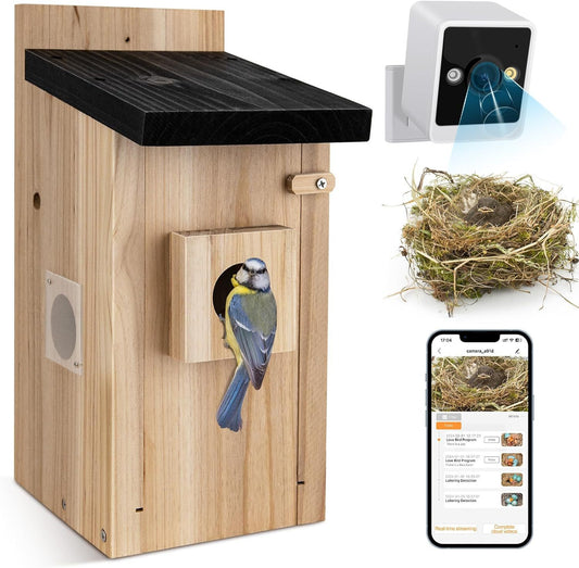 Smart Birdhouse with 3MP Camera