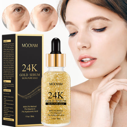 24K Gold Foil Anti-Wrinkle Face Serum