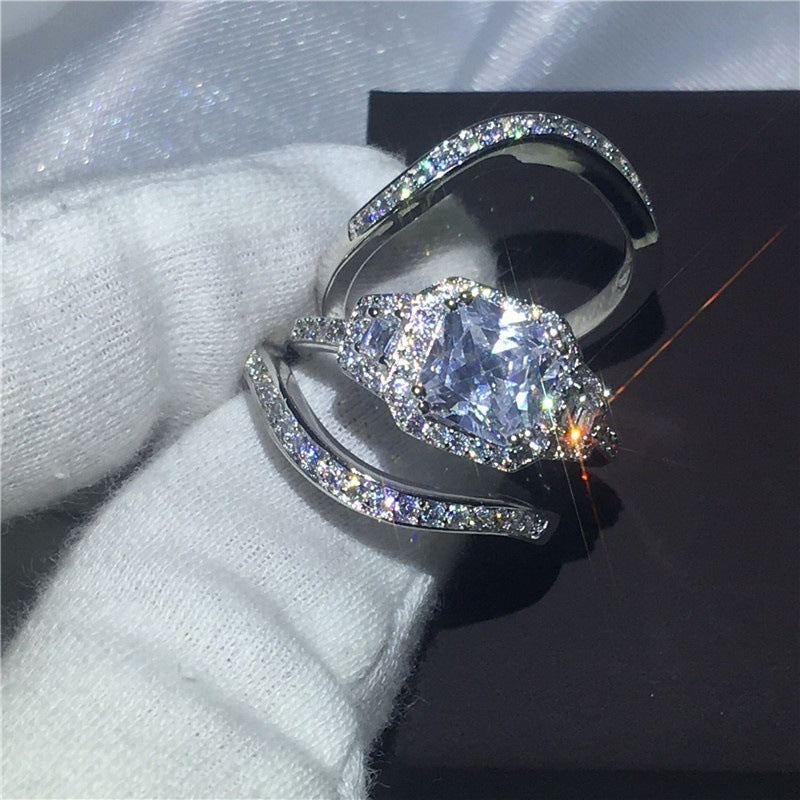 Diamond Explosion Fashion Ring Set