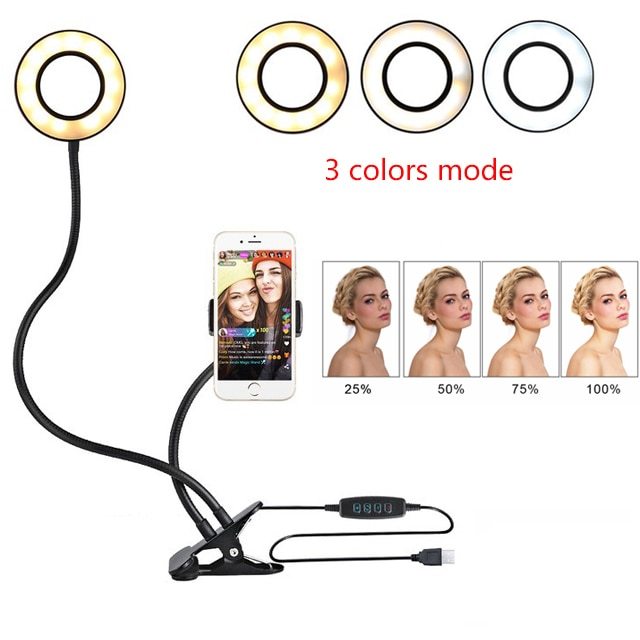 Adjustable LED Selfie Ring Light