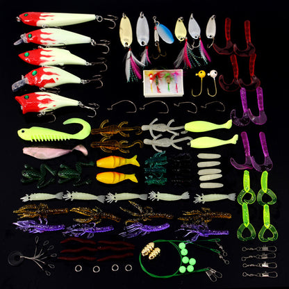 100-Piece Freshwater Fishing Lure Set