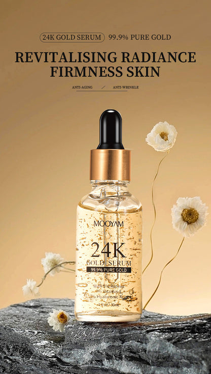 24K Gold Foil Anti-Wrinkle Face Serum