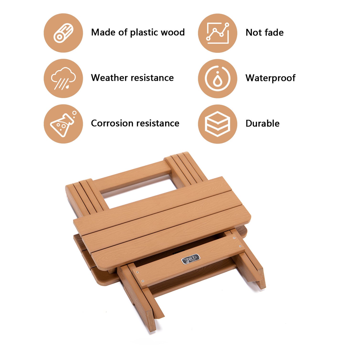 All-Weather Folding Side Table