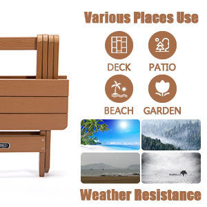 All-Weather Folding Side Table