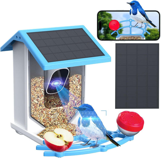 Solar-Powered WiFi Bird Feeder Camera