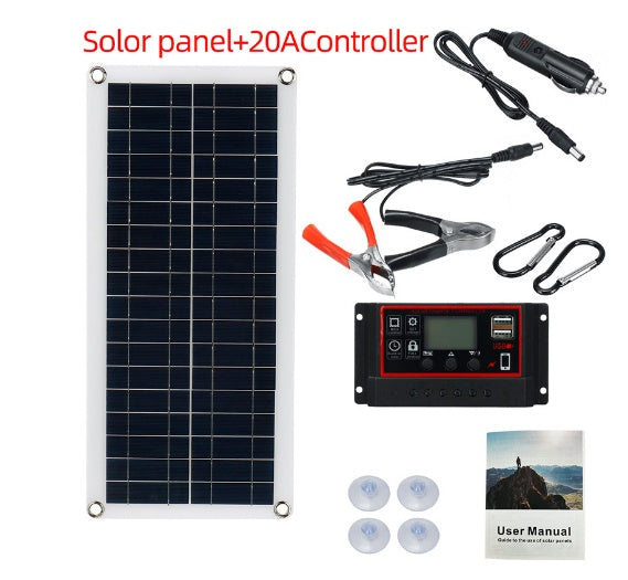 Solar Panel Kit Controller Portable