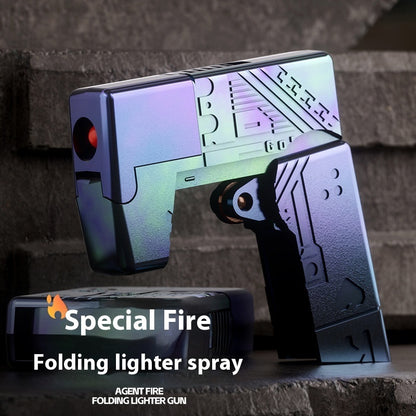 Alloy Folding Lighter Spray Toy