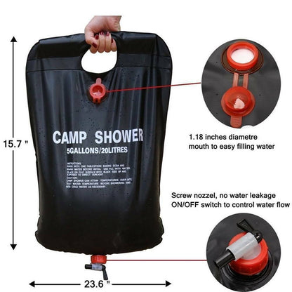 20L Shower Portable Compact Solar