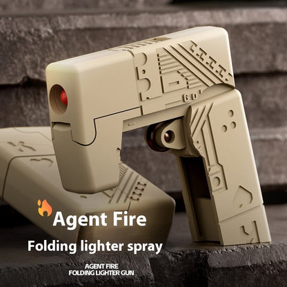 Alloy Folding Lighter Spray Toy