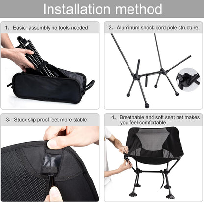 Anti-Slip Portable Camping Chair