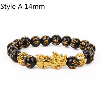 Feng Shui Wealth Bracelet: Black Beads