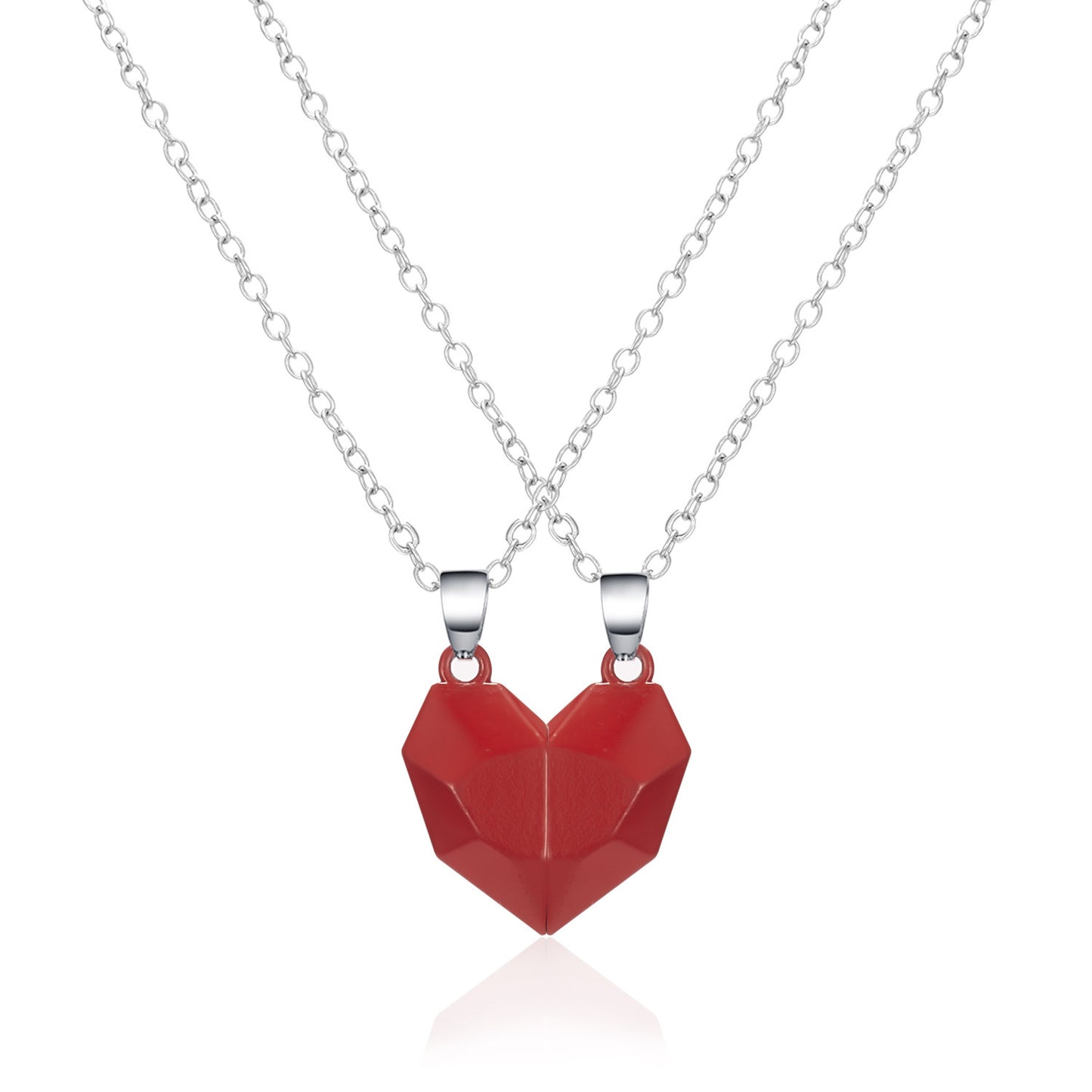 Couples Magnetic Heart Pendant