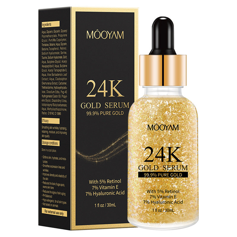 24K Gold Foil Anti-Wrinkle Face Serum