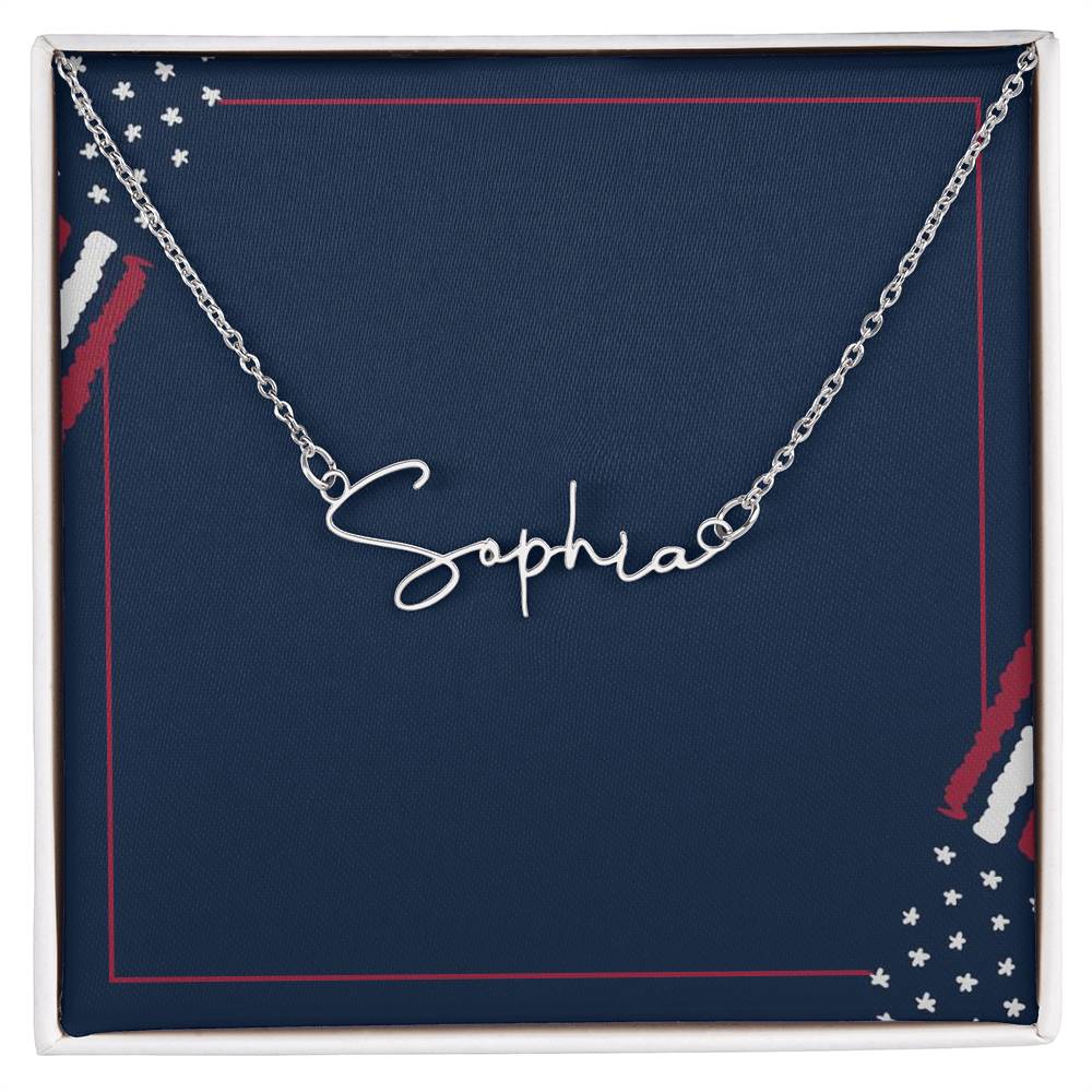 Signature Name Necklace