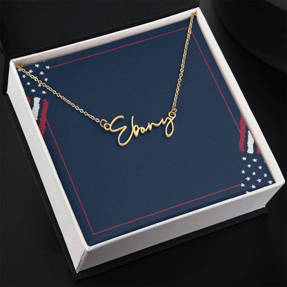 Signature Name Necklace