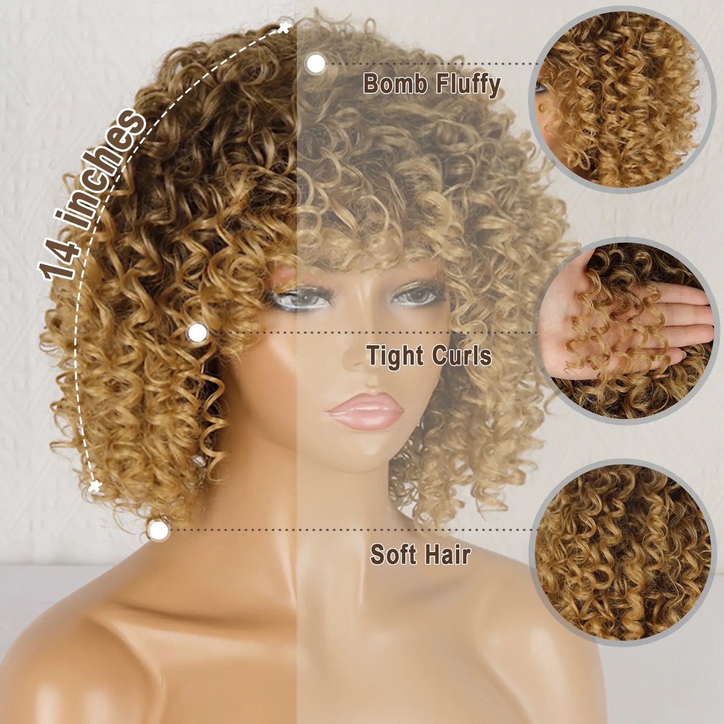 Afro Kinky Curly Wig