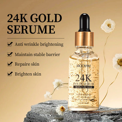 24K Gold Foil Anti-Wrinkle Face Serum