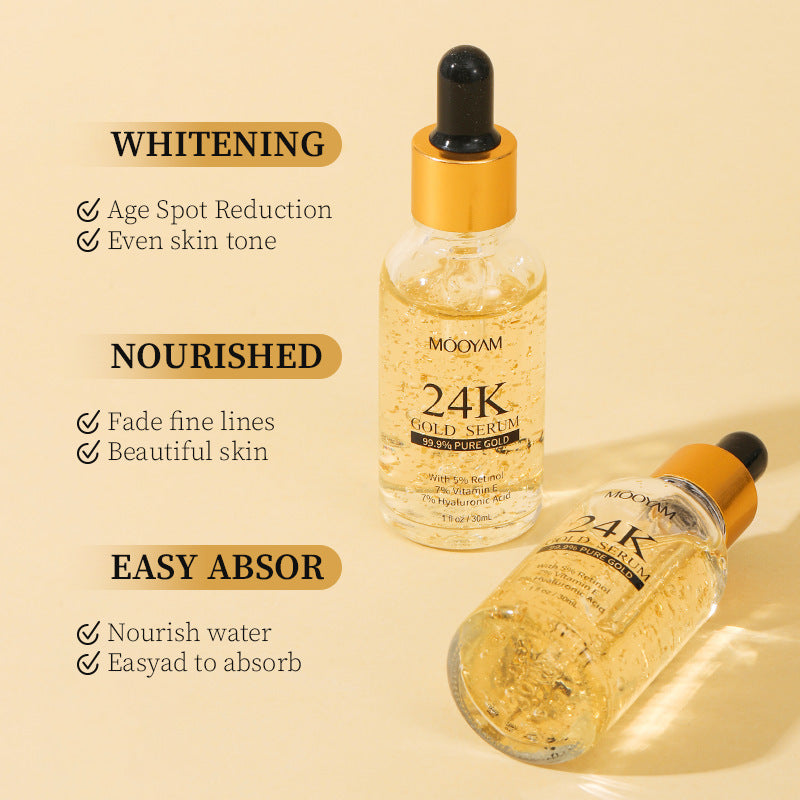 24K Gold Foil Anti-Wrinkle Face Serum