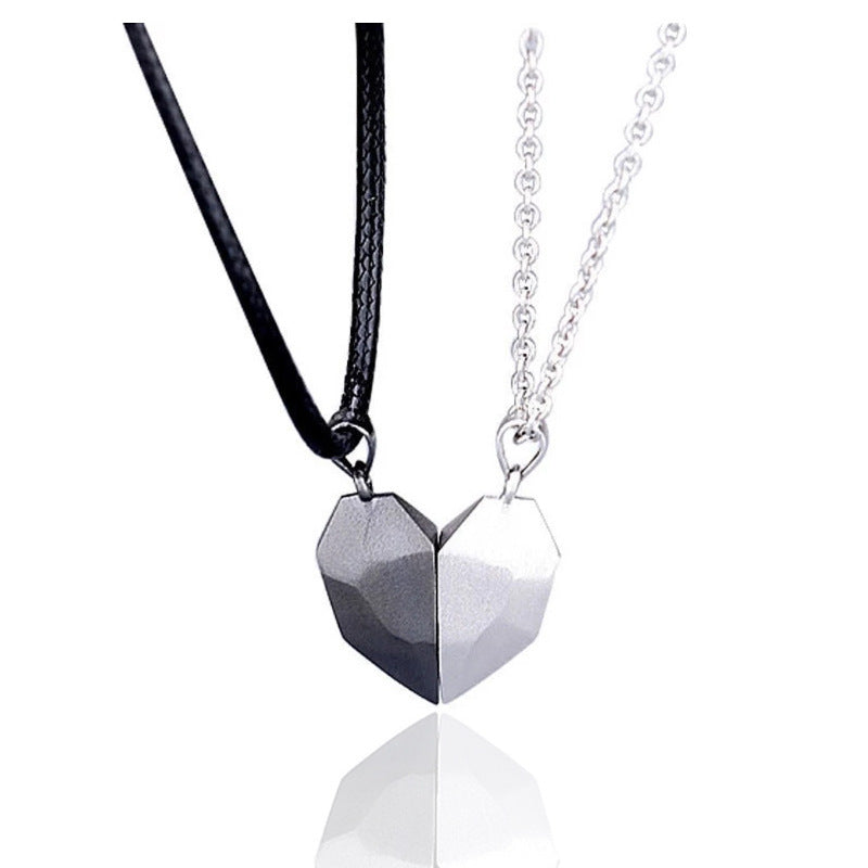 Couples Magnetic Heart Pendant