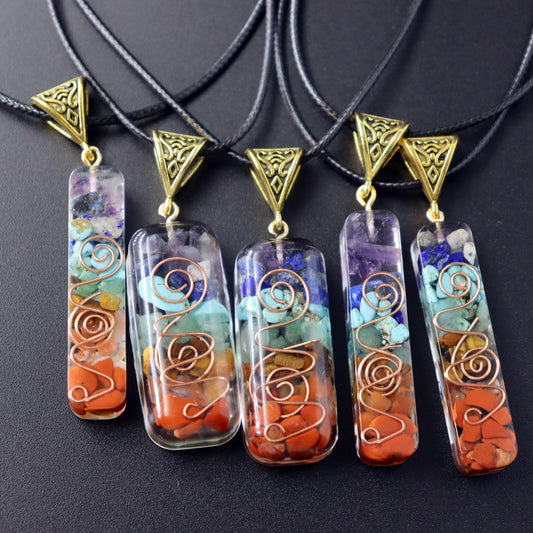 Seven Chakra Reiki Pendant