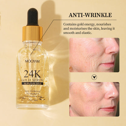 24K Gold Foil Anti-Wrinkle Face Serum