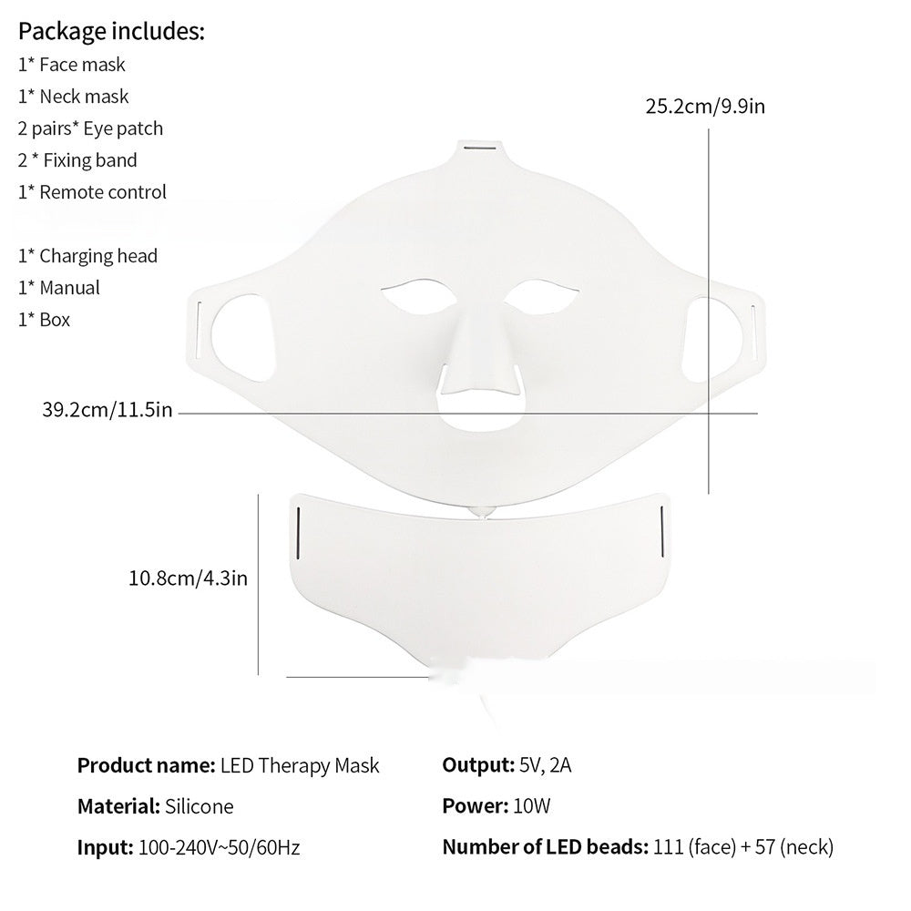 7 Colors Led Phototherapy Mask