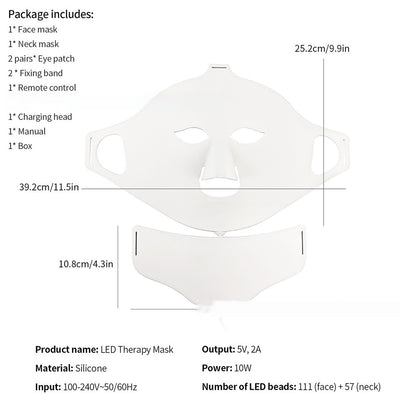 7 Colors Led Phototherapy Mask