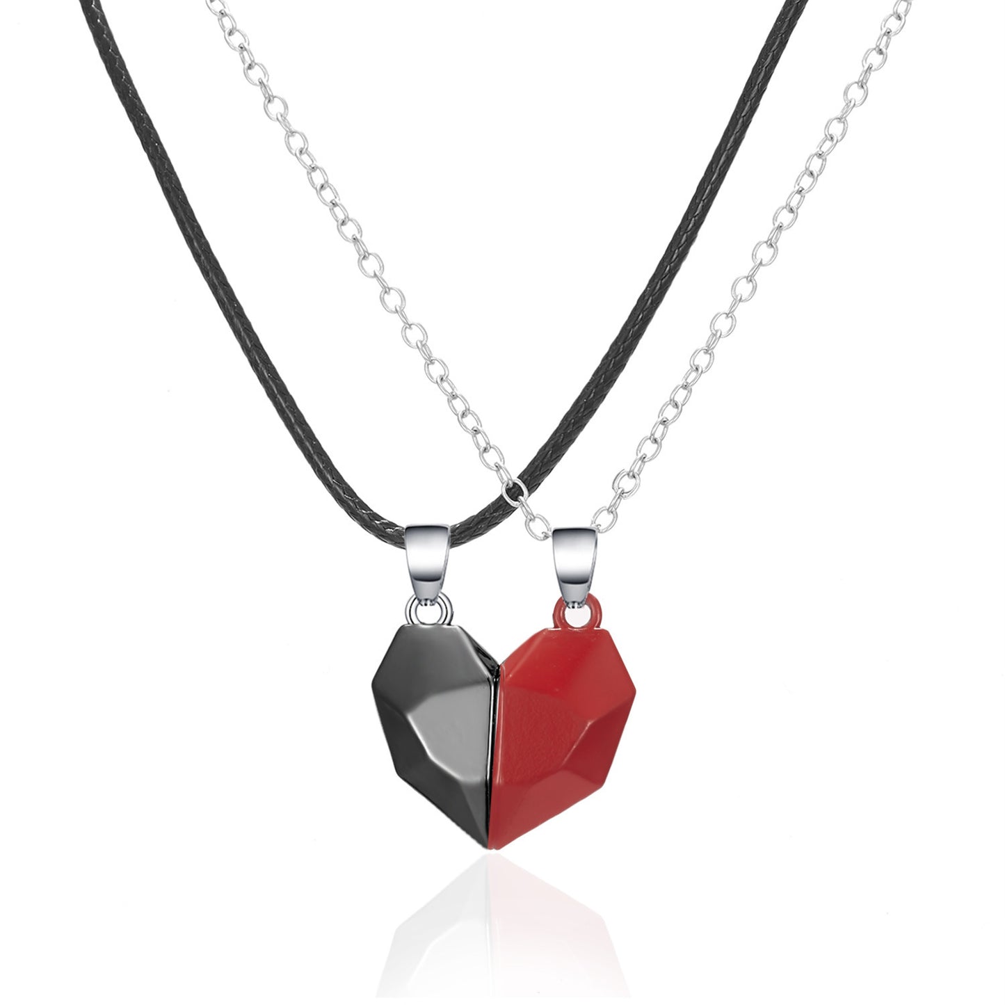 Couples Magnetic Heart Pendant