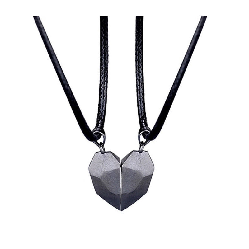 Couples Magnetic Heart Pendant