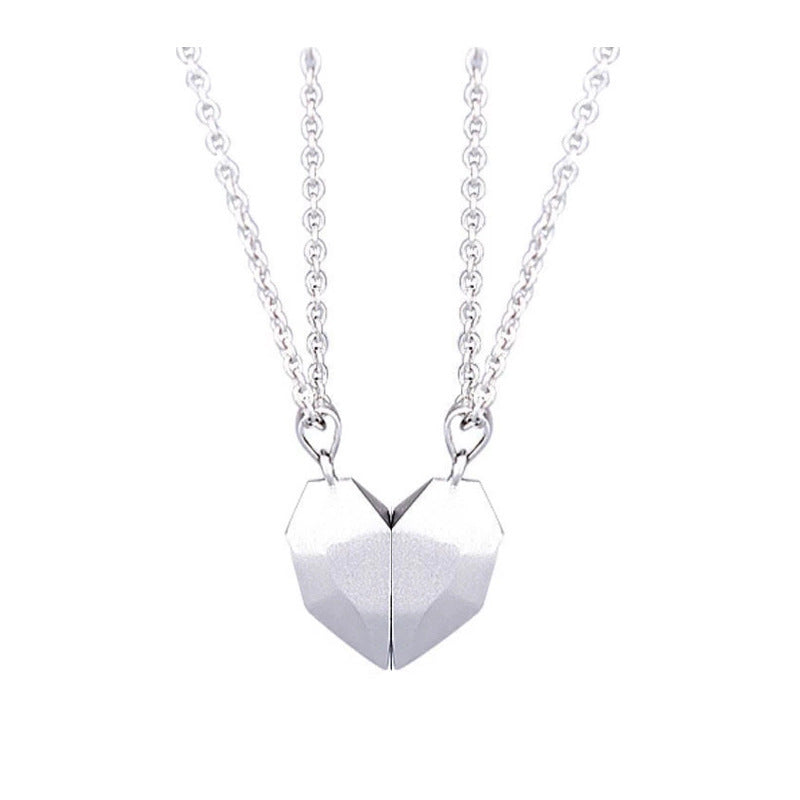 Couples Magnetic Heart Pendant