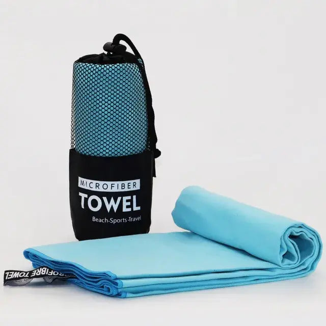 Microfiber Towel With Mesh Bag